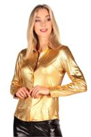 blouse dame Shining Star goud - thumbnail
