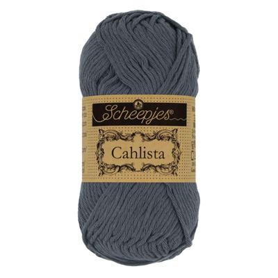 Scheepjes Cahlista 50g - 393 Charcoal - Haakgaren / Breigaren