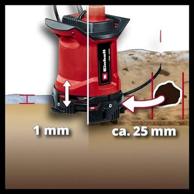 Einhell GE-DP 18/25 LL Li Power X-Change 4181590 Dompelpomp voor vervuild water Met meerdere standen 7000 l/h 5 m