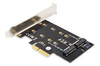 Digitus DS-33170 2 + 1 poorten M.2-controller PCIe Geschikt voor: 2230, 2242, 2260, 2280 Incl. Low-Profile slotplaat - thumbnail