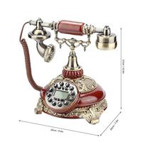 Belissy European Style Retro Caller ID display vaste telefoon for kantoor aan huis - thumbnail