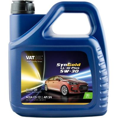 VatOil motorolie SynGold LL III+5W 30 4 liter (50021)