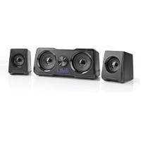 Nedis Gaming Speaker | Speaker-kanalen: 2.2 | USB Gevoed | 3,5 mm Male | 48 W | LED | Volumebediening - GSPR21022BK - thumbnail