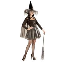 Zilveren heks verkleedkostuum - thumbnail