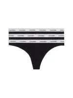 Calvin Klein strings 3-pack - Calvin klein ondergoed dames - Multipack katoenen dames strings - Voordeelverpakking - Sale - thumbnail