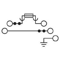 Phoenix Contact 3002602 Zekeringsdoorvoerklem 6.2 mm Push-Lock-veeraansluiting Zwart 50 stuk(s)