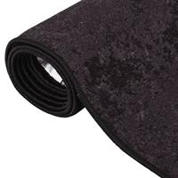 VidaXL Vloerkleed wasbaar anti-slip 160x230 cm antracietkleurig - thumbnail