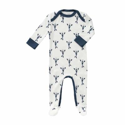 Fresk pyjama met voetjes Lobster Indigo Blue-6-12 mnd