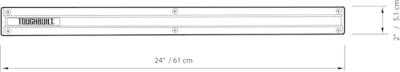 Gereedschapsorganizer Toughbuilt tb-53 Staal 60 cm - thumbnail