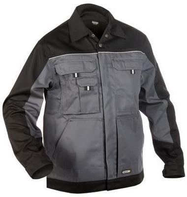 DASSY werkjas lugano p/k grijs/zwart xl