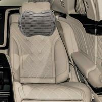 VidaXL Halskussen met kussen verstelbaar grijs 31 x 22 x 13 cm 4d mesh - thumbnail