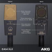 AKG C414 XLII Large diaphragm condenser microfoon - thumbnail