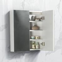 Spiegelkast Tieme hoogglans wit 60x70x16cm - thumbnail