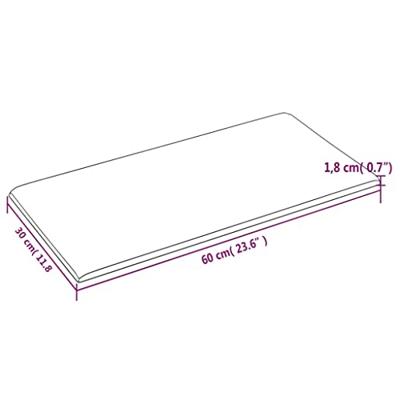 Wandpanelen 12 st 2,16 m 60x30 cm fluweel roze Wandpanelen 12 st 2,16 m 60x30 cm fluweel roze