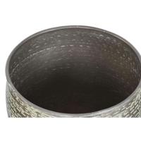 Plantenbakkenset Home ESPRIT Groen Aluminium 39 x 39 x 33 cm - thumbnail