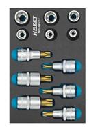 HAZET Gereedschapset - TORX® 163-245/12 - 1/2 inch (12,5 mm) vierkant hol - Buiten-TORX®-profiel, Binnen-TORX®-profiel - 12-delig - E10 - E20 - T30 - - thumbnail
