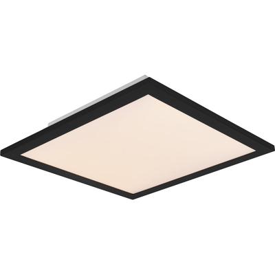 LED Plafondlamp Vierkant Mat Zwart - Dimbare Kleurverlichting 14W