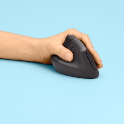 Logitech Lift Vertical Ergonomische Muis - Linkshandig Logitech Lift Vertical Ergonomische Muis - Linkshandig