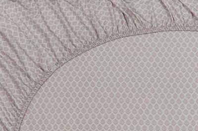 Pip Studio Pip Studio Hoeslaken Thousand Leaves Lila 90x200 cm Hoekhoogte 25 cm