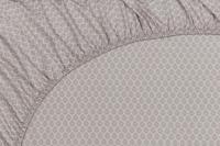 Pip Studio Pip Studio Hoeslaken Thousand Leaves Lila 90x200 cm Hoekhoogte 25 cm - thumbnail