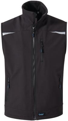 Pionier WORKWEAR Pionier softshell vest "uni" softshell vest gr. m pioneer black