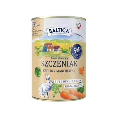 BALTICA Smaki regionów Puppy Rabbit with carrot - natvoer voor honden - 400g