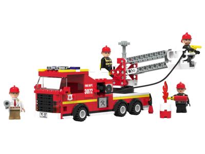 Playtive Clippys Bouwstenenset M (Brandweer ladderwagen)