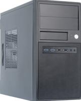 Chieftec CT-04B-OP Mini-tower PC-behuizing Zwart - thumbnail