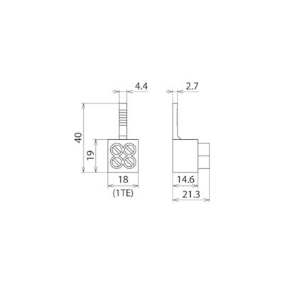 DEHN 900589 STAK 2X16 Schroefklemblok Overspanningsbeveiliging voor: Verdeelkast 25 kA 1 stuk(s) DEHN 900589 STAK 2X16 Schroefklemblok Overspanningsbeveiliging voor: Verdeelkast 25 kA 1 stuk(s)