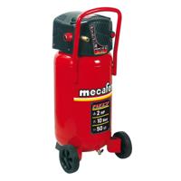MECAFER 50L verticale luchtcompressor Olievrij 2CV 10 Bar VIJFTIG - thumbnail