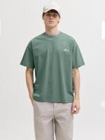 Jack & Jones Jcodust Script Back Tee Ss Crew Neck Print T-shirts 4951064 North Atlantic - thumbnail