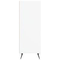 Schappenkast 34,5x32,5x90 cm bewerkt hout wit - thumbnail