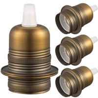 Light depot - metalen 2-rings fitting E27 - messing - Outlet - thumbnail