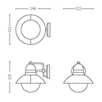 Philips MuurlampHoverfly - 1723730PN - thumbnail