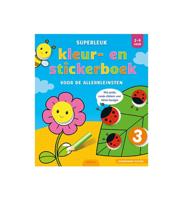 Deltas Superleuk kleur- en stickerboek (2-4jr) - thumbnail