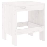 13-delige Tuinset massief grenenhout wit - thumbnail