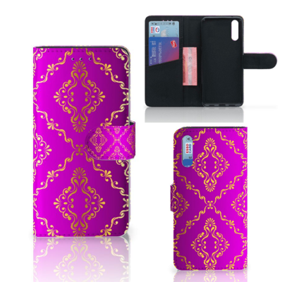 Wallet Case Huawei P20 Barok Roze Wallet Case Huawei P20 Barok Roze