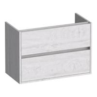 Brauer Adore - Onderkast Ondiep - 80 cm - met 2 Softclose Lades Greeploos en 1 Sifon Uitsparing - Forest Seashell - thumbnail