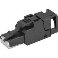 Telegärtner 100023051 RJ45-stekker, monteerbaar op locatie 100023051 Stekker, recht 1 stuk(s) - thumbnail