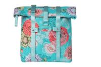 Basil bloom field fietsshopper, gerecycled pet, waterdicht, verstelbare schouderriem, laptopvak, 15-20l, sky blue - thumbnail