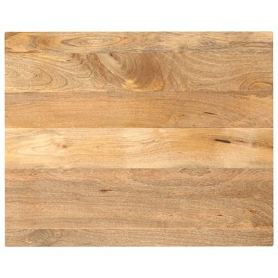 Tafelblad rechthoekig 90x80x2,5 cm massief mangohout
