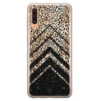 Samsung Galaxy A50/A30s siliconen hoesje - Chevron luipaard - thumbnail