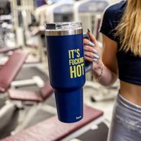 XXL thermosbeker (1,2 liter) - It&apos;s Fucking Hot - thumbnail