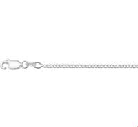 Ketting Gourmetschakel zilver 2,2 mm 40 cm - thumbnail