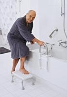 Handgreep Bad Leuning Sapho Handicap Wit - thumbnail