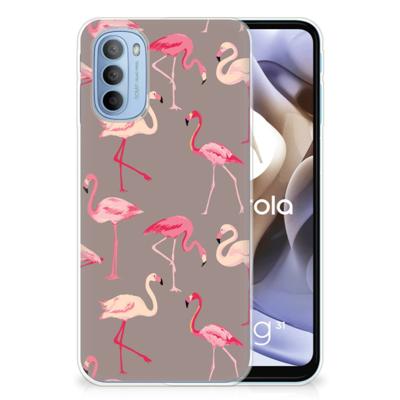 Motorola Moto G31 | G41 | TPU Hoesje | Flamingo