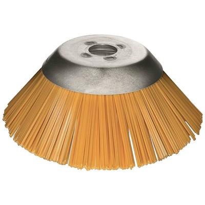 Lessmann Staaldraadborstel | d. 230 mm gat 25,4 mm | polyester 25 mm | 10.000 omw/min | 1 stuk - 42600101 - 42600101