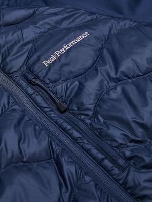 Peak Performance Helium Down Hybrid Hood Isolatiejas Heren Blue Shadow S