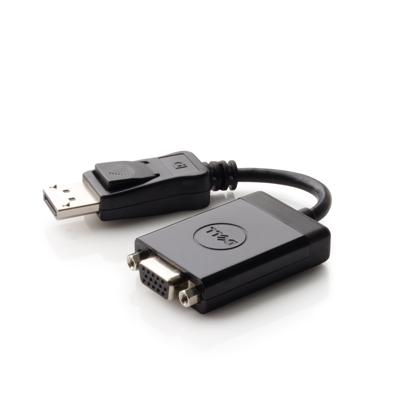 DELL ADAPTER DISPLAYPORT to VGA DisplayPort-adapterkabel, zwart