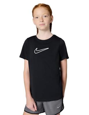 Nike One Fitted Sportshirt Meisjes 128 Nike One Fitted Sportshirt Meisjes 128
